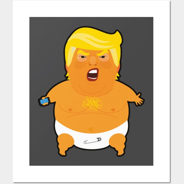 Trump Baby Wall Art by NinthStreetShirts